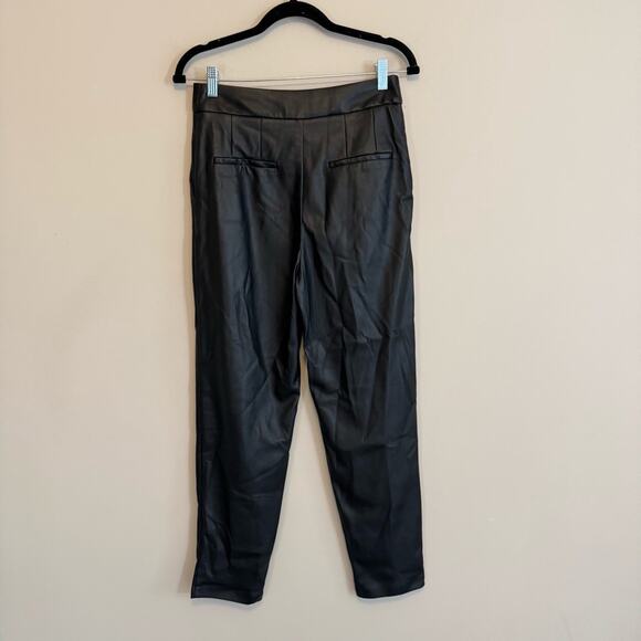 Express Faux Leather Pants Black 6 - Picture 2 of 8